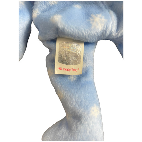 1999 HOLIDAY TEDDY Bear TY BEANIE BABY With Errors! - Picture 7 of 7